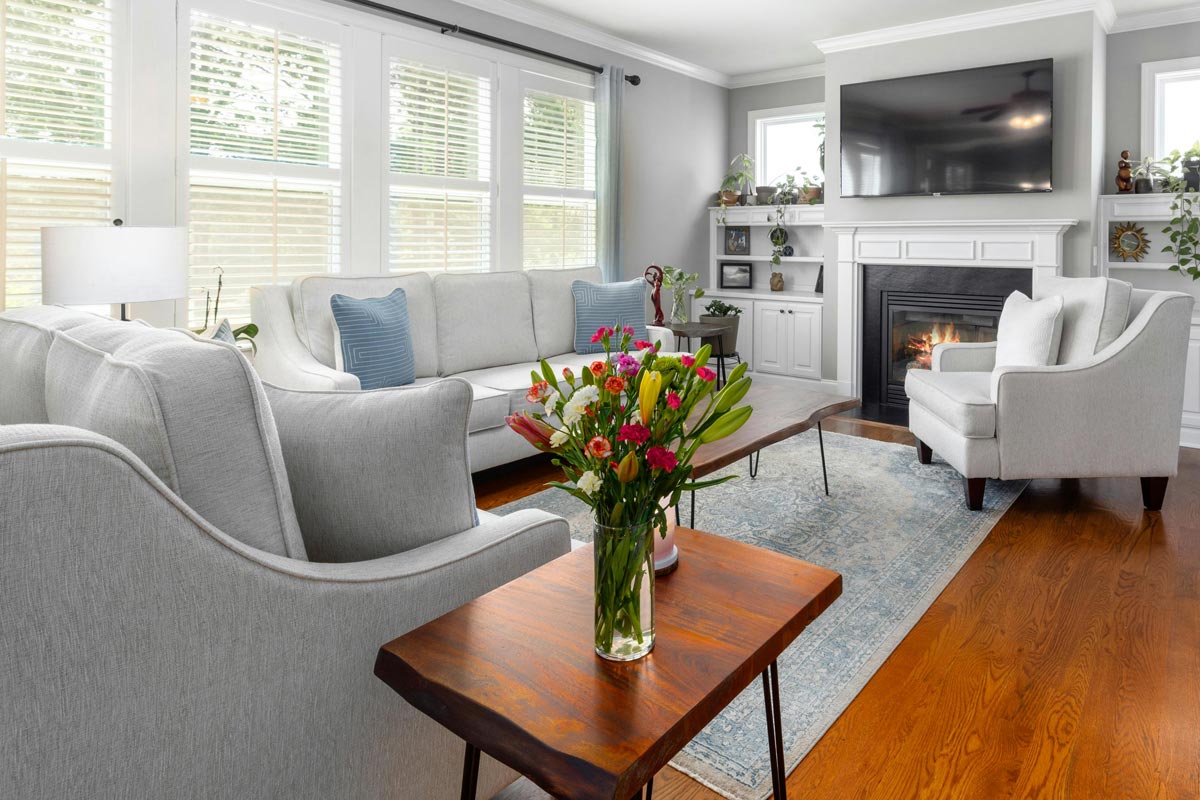 Staged Living Room